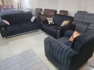 5-Seater Casual Fabric Upholstered Sofaset