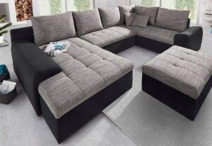 5-Seater Tufted Backrest Modular Sofa Set