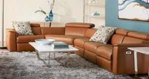 modular Recliner Sofa Set with Adjustable Headrests