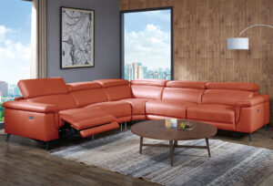 modular Recliner Sofa Set with Adjustable Headrests