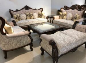 7-Seater Classic Silhouettes Traditional Sofa Set