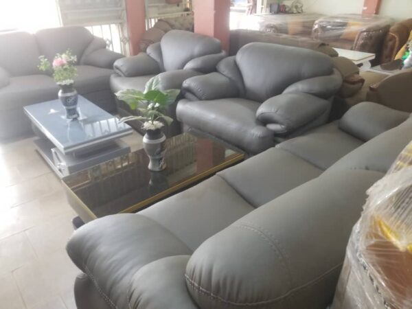 7-Seater Traditional Sofa Set with Rolled Arms