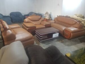 Earthy Color Palette Traditional Sofa Set