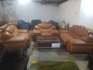 Earthy Color Palette Traditional Sofa Set