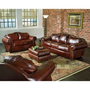 7-Seater Traditional Camelback Sofa Set