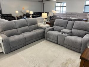 5-Seater Classic Fabric Recliner Sofa Set