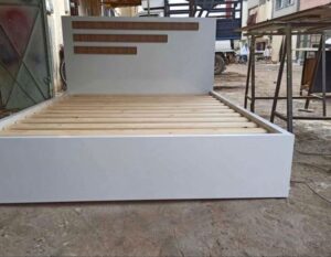 5x6 Modern Wooden Bed with Storage