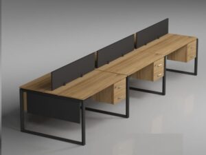 6-Seater Office Workstation