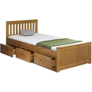 3x6 Feet Simple Wooden Box Bed
