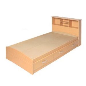 3x6 Feet Simple Wooden Box Bed