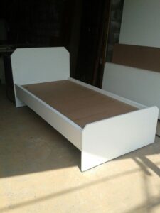 3x6 Feet Simple Wooden Box Bed