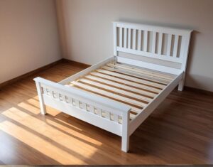 3x6 Feet Simple Wooden Panel Bed 1 3x6 Feet Simple Wooden Panel Bed