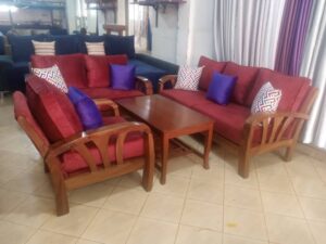 6-Seater Wooden Sofa Set