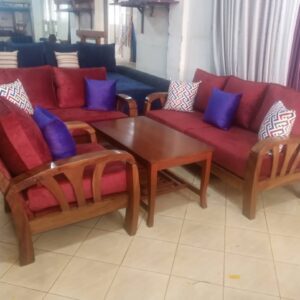 6-Seater Wooden Sofa Set