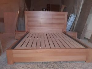 5x6 Feet Simple Wooden Slatted Bed