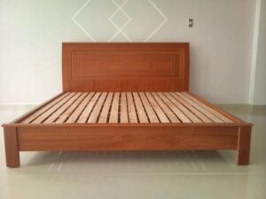 5x6 Feet Simple Wooden Slatted Bed