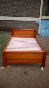 5x6 Feet Simple Wooden Slatted Bed