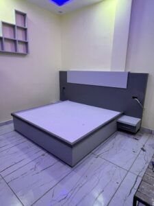 5x6 Modern Wooden Bed with Storage
