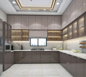 Open Shelving or Handleless Kitchen Cabinets