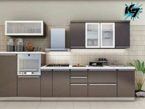 Open Shelving or Handleless Kitchen Cabinets