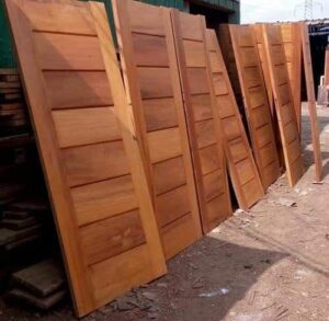 80 x 36 Inch Modern Panel Wooden Door