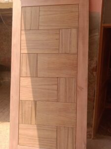 80 x 36 Inch Modern Panel Wooden Door