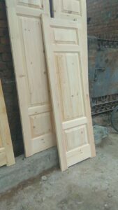 80 x 36 Inch Simple Wooden Door