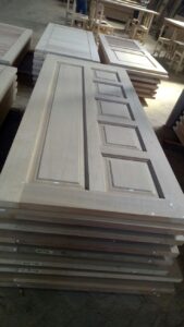 80 x 36 Inch Simple Wooden Door