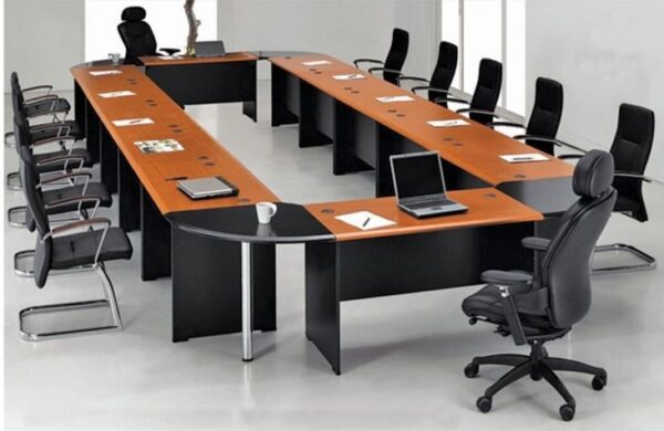 10-Seater Wooden Conference Table