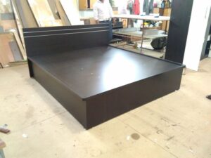 5x6 Modern Wooden Bed with Storage