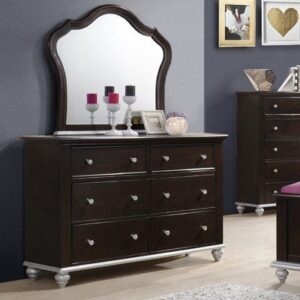 Dressing Mirror with Chest Drawer