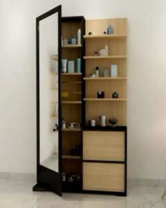 Dressing Mirror with Shelves