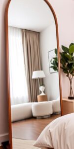 Wall-Leaning Dressing Mirrors