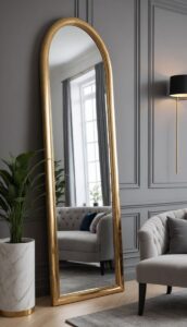 Wall-Leaning Dressing Mirrors