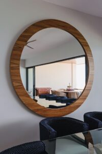 Oval or Round Dressing Mirror