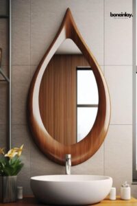 Oval or Round Dressing Mirror