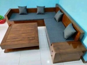 5-Seater Rosewood Sofa Set