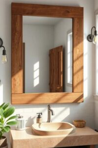 Rustic & Natural Style Dressing Mirror 2 Rustic & Natural Style Dressing Mirror