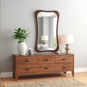 Dressing Mirror with Chest Drawer 1 Dressing Mirror with Chest Drawer