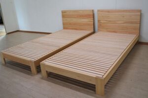 Simple 3x6 Feet Wooden Bed