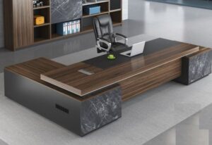 Executive L-Shaped MDF Office Desk