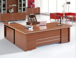 Executive L-Shaped MDF Office Desk