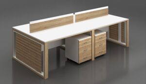 4-Seater Office Cubicle