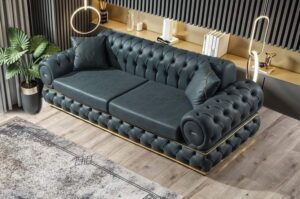 Modern 3-Seater Chesterfield Sofa Set
