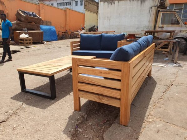 6-Seater Wooden Sofa Set