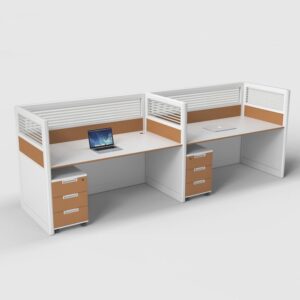 4-Seater Office Cubicle