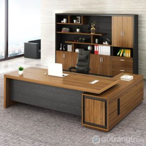 Executive L-Shaped MDF Office Desk