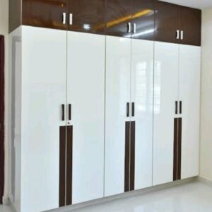 Double-Tone Wall-Mounted Wardrobe