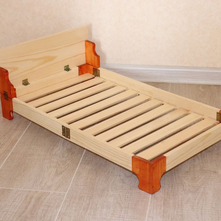 Foldable or Convertible Simple Wooden Bed Convertible Simple Wooden Bed