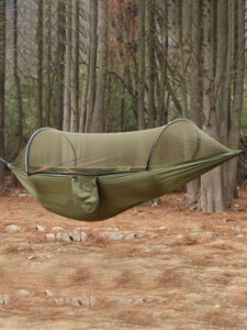 Single-Point Suspended Hammock Tent